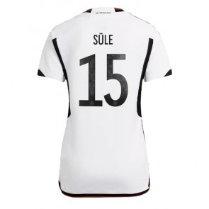 Tyskland Niklas Sule #15 Replika Hjemmebanetrøje Dame VM 2022 Kortærmet